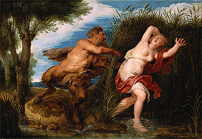 Pan and Syrinx, c.1620/25 by Rubens | Painting Reproduction