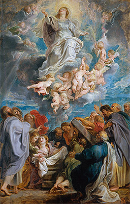 The Assumption of the Virgin, c.1611/12 | Rubens | Gemälde Reproduktion