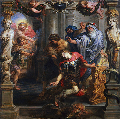 Death of Achilles, c.1630/35 | Rubens | Gemälde Reproduktion