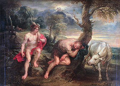 Mercury and Argus, c.1635/38 | Rubens | Gemälde Reproduktion