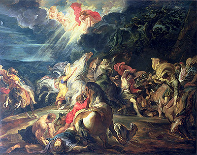 The Conversion of St. Paul, c.1610/12 | Rubens | Gemälde Reproduktion