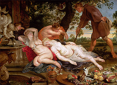 Cimon und Efigenia, c.1617 | Rubens | Gemälde Reproduktion