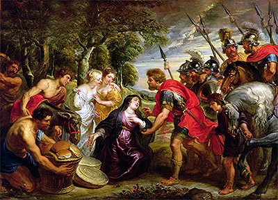 The Meeting of David and Abigail, c.1625/28 | Rubens | Gemälde Reproduktion