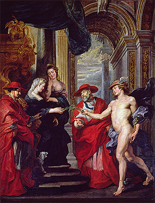 Der Vertrag von Angoulême (Der Medici-Zyklus), c.1621/25 | Rubens