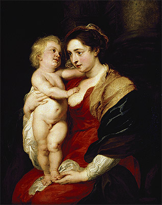 The Madonna and Child, undated | Rubens | Painting Reproduction