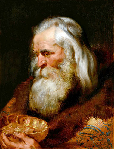 Einer der Heiligen Drei Könige: Gaspar, c.1618 | Rubens | Gemälde Reproduktion