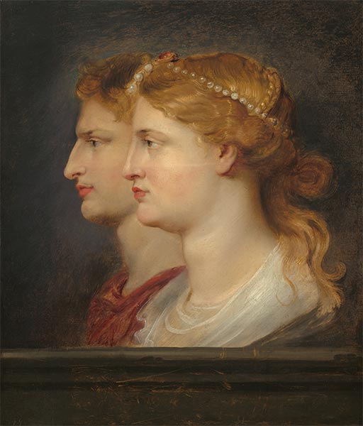Agrippina and Germanicus, c.1614 | Rubens | Gemälde Reproduktion