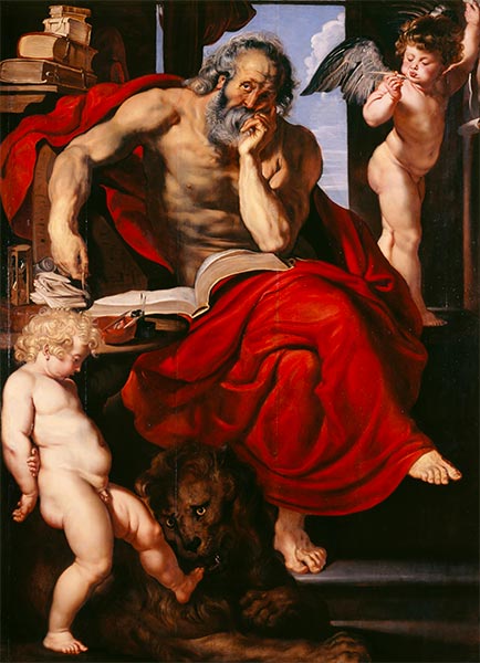 Der heilige Hieronymus | Rubens | Gemälde Reproduktion