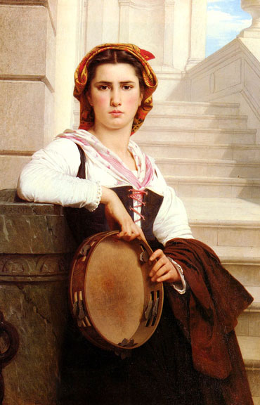The Bohemian, 1871 | Pierre-Auguste Cot | Gemälde Reproduktion