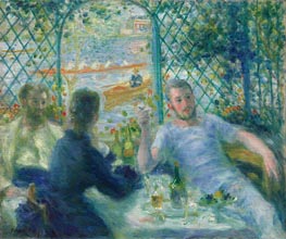 Lunch at the Restaurant Fournaise, c.1879 by Renoir | Painting Reproduction