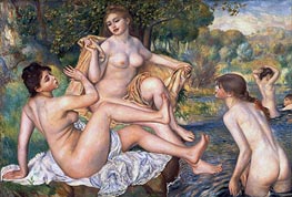 The Bathers, c.1884/87 by Renoir | Painting Reproduction