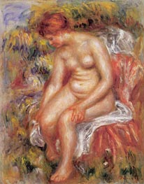 Bather Drying her Leg, 1895 by Renoir | Painting Reproduction