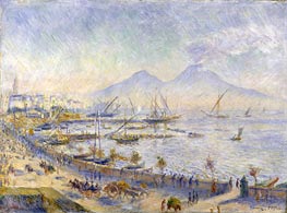 The Bay of Naples, 1881 by Renoir | Painting Reproduction