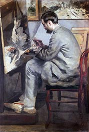 Frederic Bazille, 1867 by Renoir | Painting Reproduction