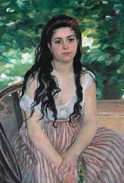 Im Sommer, 1868 von Renoir | Gemälde-Reproduktion
