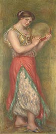 Dancing Girl with Tambourine | Renoir | Painting Reproduction