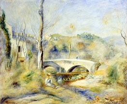 Landscape with a Bridge | Renoir | Painting Reproduction