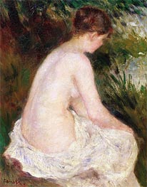 Bather, 1879 by Renoir | Painting Reproduction