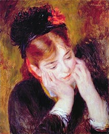 Contemplation | Renoir | Gemälde Reproduktion
