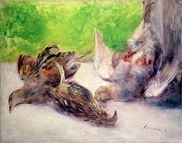 Still Life with Pheasants, undated by Renoir | Painting Reproduction