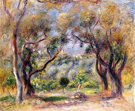 Landscape at Cagnes | Renoir | Gemälde Reproduktion