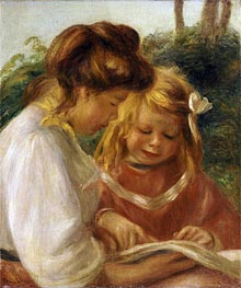 The Alphabet, Jean and Gabrielle | Renoir | Gemälde Reproduktion