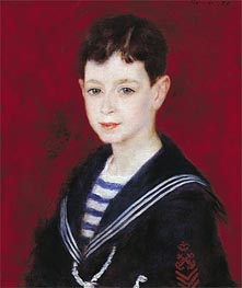 Portrait of Fernand Halphen | Renoir | Painting Reproduction