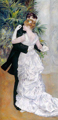 Dance in the City, 1883 by Renoir | Painting Reproduction