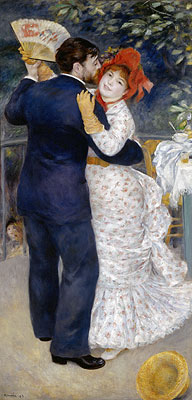 Dance in the Country (Dance at Chatou), 1883 | Renoir | Painting Reproduction