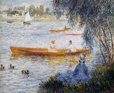 Boating at Argenteuil, 1873 | Renoir | Gemälde Reproduktion