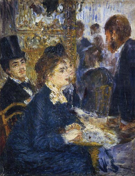 At the Cafe, c.1877 | Renoir | Gemälde Reproduktion