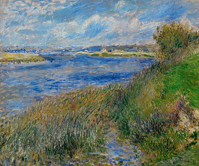 The Banks of the Seine at Champrosay | Renoir | Painting Reproduction