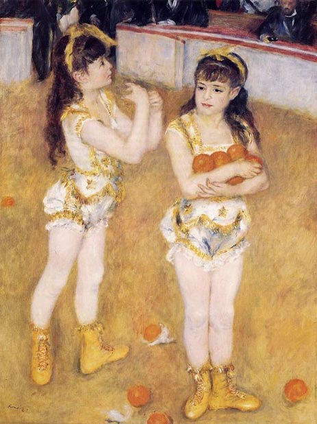 Acrobats at the Cirque Fernando, 1879 | Renoir | Painting Reproduction