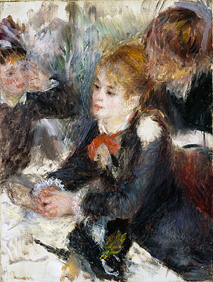 Bei der Modistin, c.1878 von Renoir | Gemälde-Reproduktion