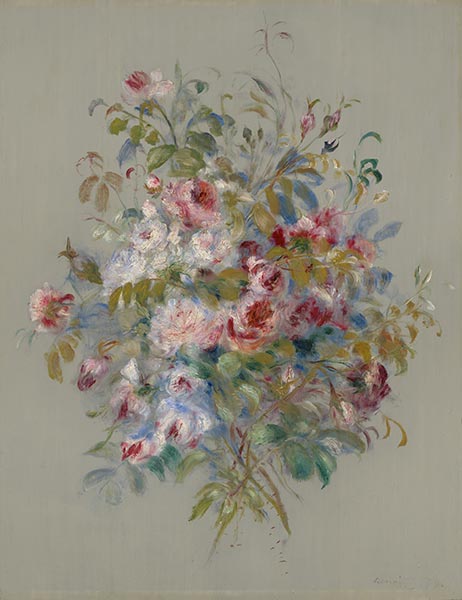 A Bouquet of Roses, 1879 | Renoir | Painting Reproduction