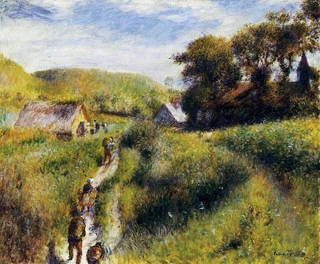 Die Traubenleser, 1879 von Renoir | Gemälde-Reproduktion