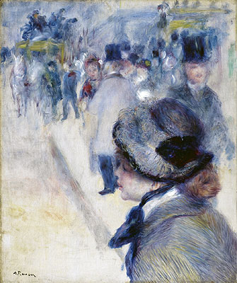 Place Clichy, c.1880 | Renoir | Gemälde Reproduktion