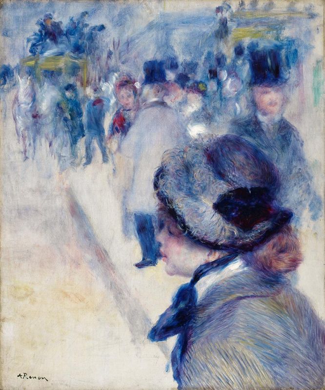 Place Clichy, c.1880 von Renoir | Gemälde-Reproduktion