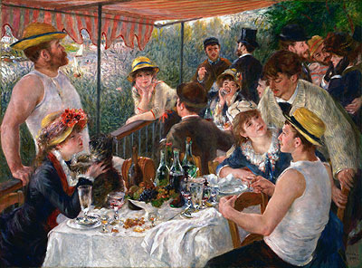 Mittagessen der Bootsparty, c.1880/81 | Renoir | Gemälde Reproduktion