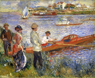 Oarsmen at Chatou, 1879 | Renoir | Painting Reproduction