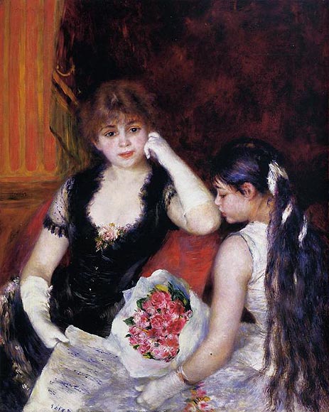 At the Concert (Box at the Opera), 1880 | Renoir | Painting Reproduction