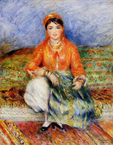 Algerian Girl, 1881 | Renoir | Painting Reproduction