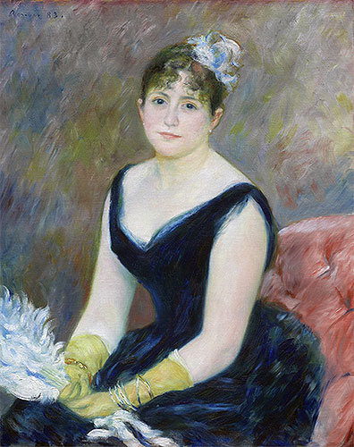 Madame Leon Clapisson, 1883 | Renoir | Painting Reproduction