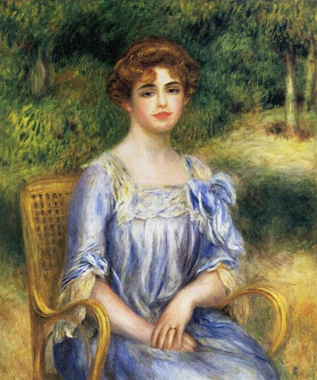 Madame Gaston Bernheim de Villers (Suzanne Adler), 1901 by Renoir | Painting Reproduction