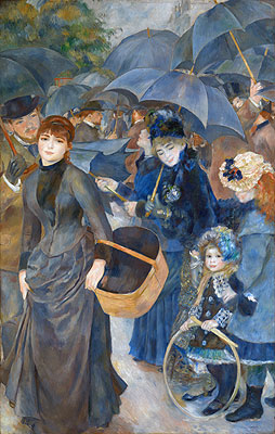 The Umbrellas, c.1881/86 by Renoir | Painting Reproduction