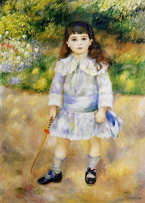 Child with a Whip, 1885 by Renoir | Painting Reproduction