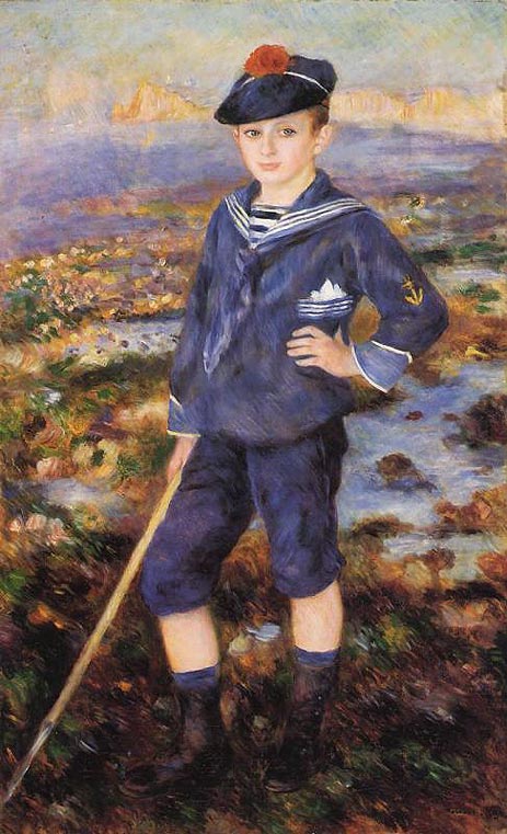 Sailor Boy (Portrait of Robert Nunes), 1883 | Renoir | Painting Reproduction