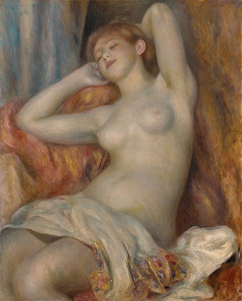 Die schlafende Badende (Die Schlafende) | Renoir | Gemälde Reproduktion