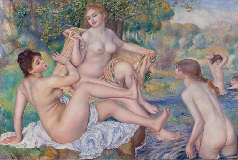 Die Badenden, c.1884/87 | Renoir