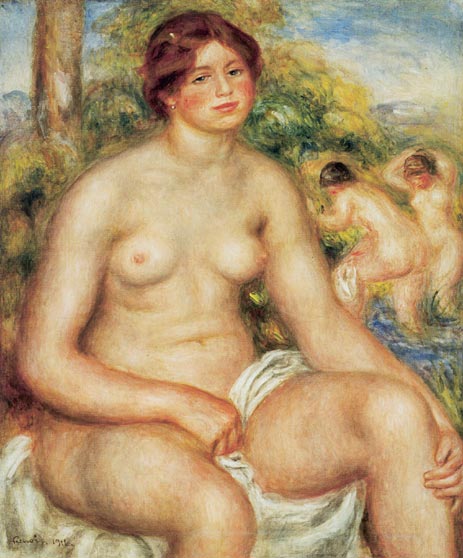 Seated Nude, 1914 | Renoir | Painting Reproduction
